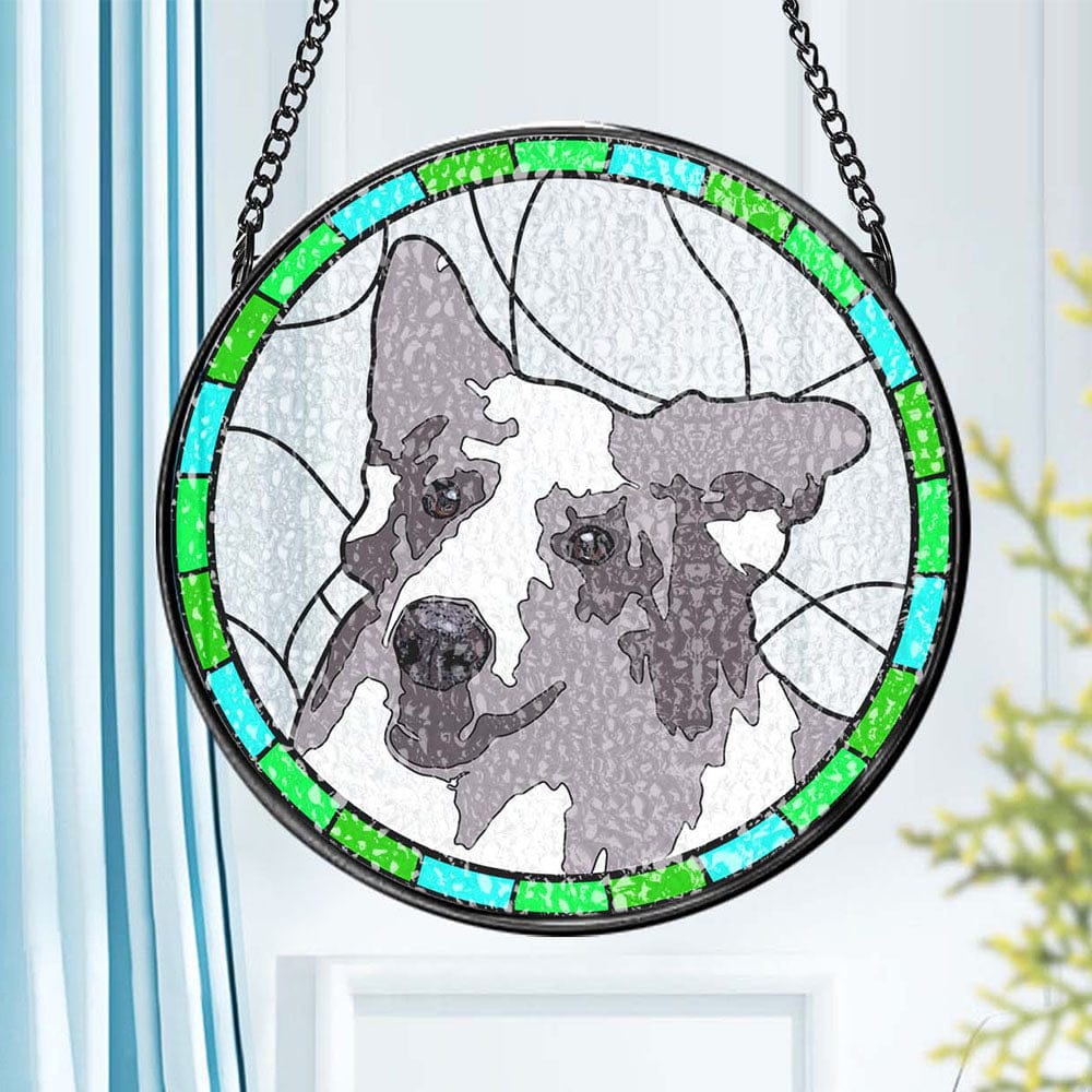 Suncatcher Ornament Love Feels Close Again Window Memorial Gift for Loss of Dog