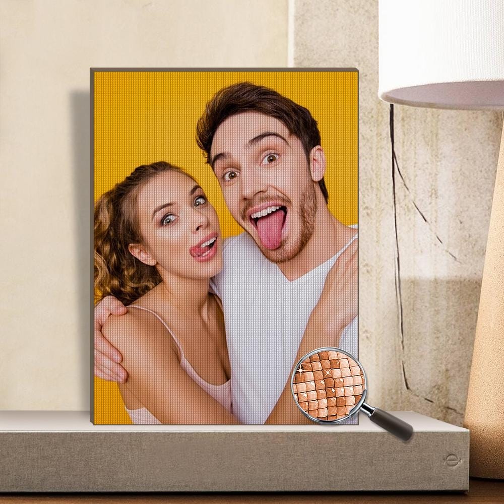 Pintura de diamantes 5D personalizada sin marco - 7 colores