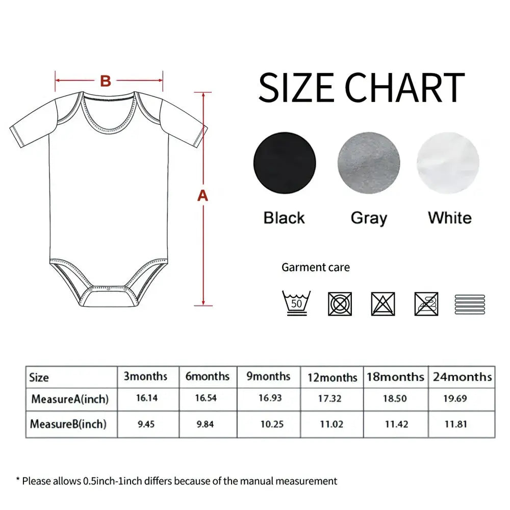 Personalized Our First Father’s Day Handprint Baby T-Shirt Gift for Baby