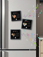 Personalized Name Photo Calendar and Music Fridge Magnet for Memorable Gifts
