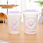 Personalized Last Toast On The Coast Plastic Disposable Cups Wedding Bachelorette Party Gift for Bridesmaid