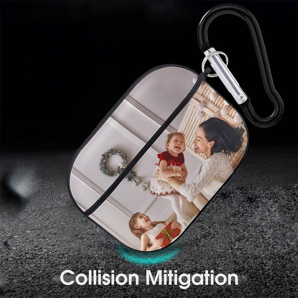 Custom Photo AirPods Pro Case Earbuds Case with Keychain