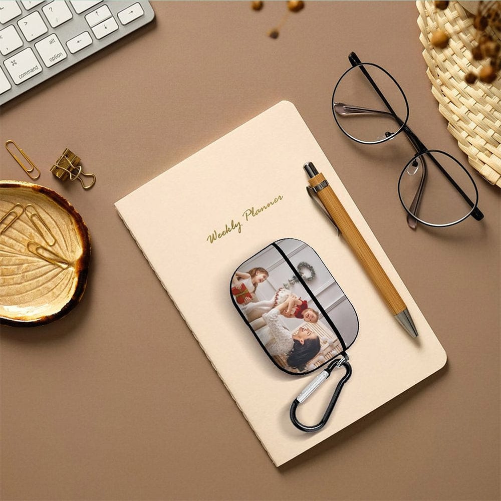 Custom Photo AirPods Pro Case Earbuds Case with Keychain