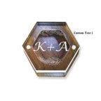 Custom Acrylic Ring Box Personalized Wedding Wood Jewelry Box