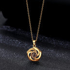 gifts for wife 925 Silver Necklace Personalized Flower Projection Photo Necklace detail 4