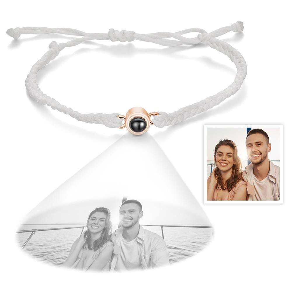 Personalized Projection Braided Bracelet Custom Photo Bracelet