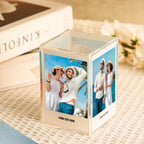 Custom Photo Decoration Map on All Sides Acrylic Commemorative Gifts