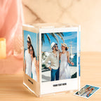 Custom Photo Decoration Map on All Sides Acrylic Commemorative Gifts