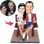 custom bobble head give that nods love personalized bobblehead wedding couple couple front view