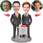 personalized bobblehead bring joy desk personalized mini figure business man father display