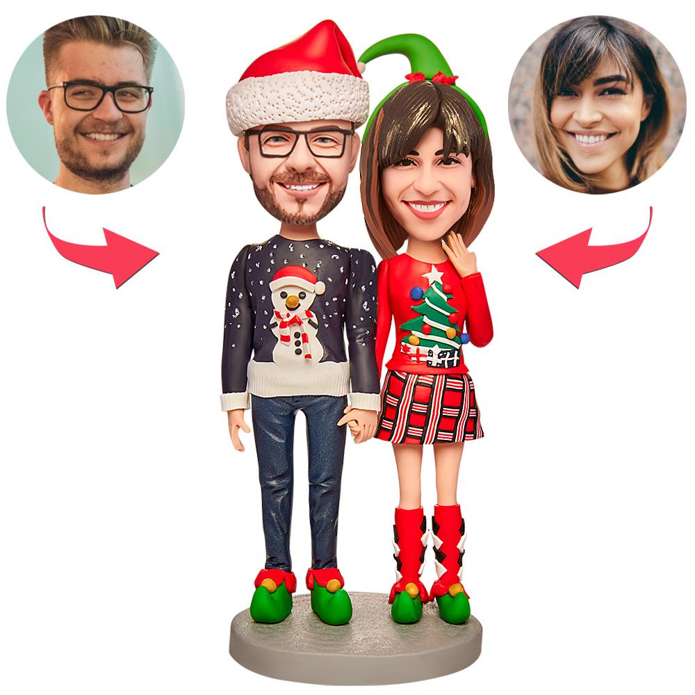 custom bobble head turn personality into art personalized bobblehead business man christmas front view