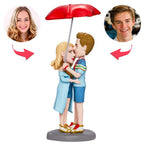 custom bobble head make memories stand tall handcrafted desk display character valentines front view