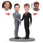 custom bobble head give that nods love bobblehead keepsake character bobblehead business front view