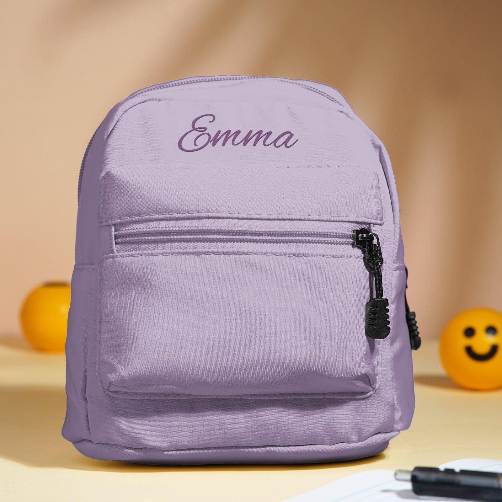 Personalized Mini Backpack with Name Simple School Bag Back to School Gift for Kids