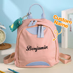 Personalized Name Embroidery Backpack Custom Mini Backpack School Bags Gift for Kids