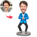 custom bobble head make memories stand tall figurine character pop singer bobbleheads front view