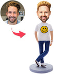 custom bobble head turn personality into art bobblehead keepsake family keepsake bobblehead front view