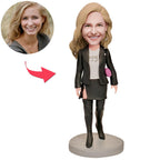 custom bobble head capture moment miniature bobblehead keepsake business man super cool front view