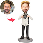 custom bobble head make memories stand tall bobblehead keepsake business man white front view