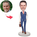 custom bobble head give that nods love bobblehead keepsake business man business front view