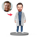 custom bobble head turn personality into art bobblehead keepsake character surgical surgeon front view