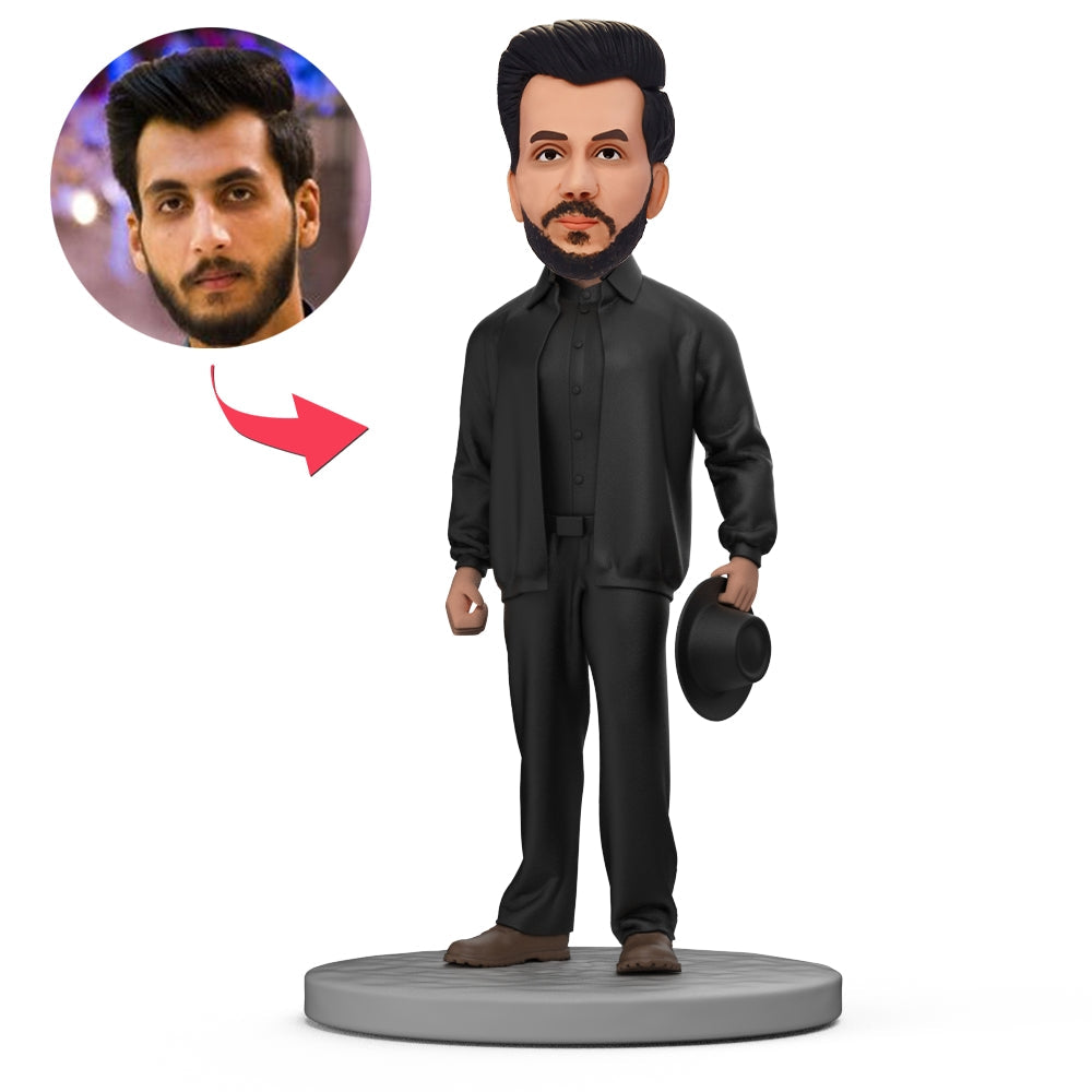 custom bobble head celebrate every smile personalized mini figure character breaking bad front view