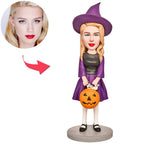 custom bobble head keepsake full character personalized mini figure character halloween little front view