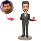custom bobble head capture moment miniature personalized mini figure character halloween terrorist front view