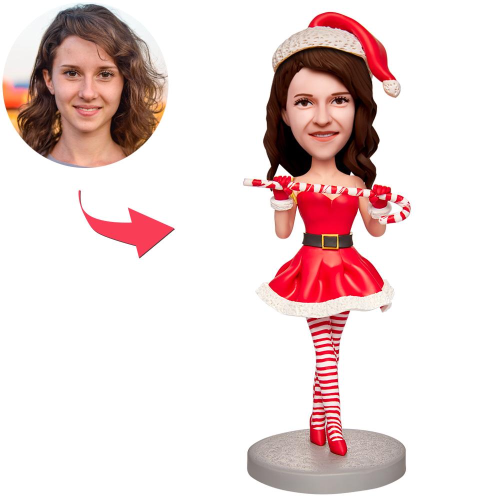 custom bobble head give that nods love personalized bobblehead character christmas christmas front view