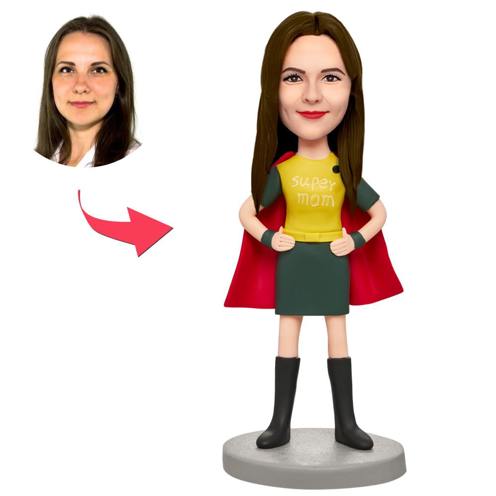 custom bobble head bring joy desk figurine family keepsake mother s day front view