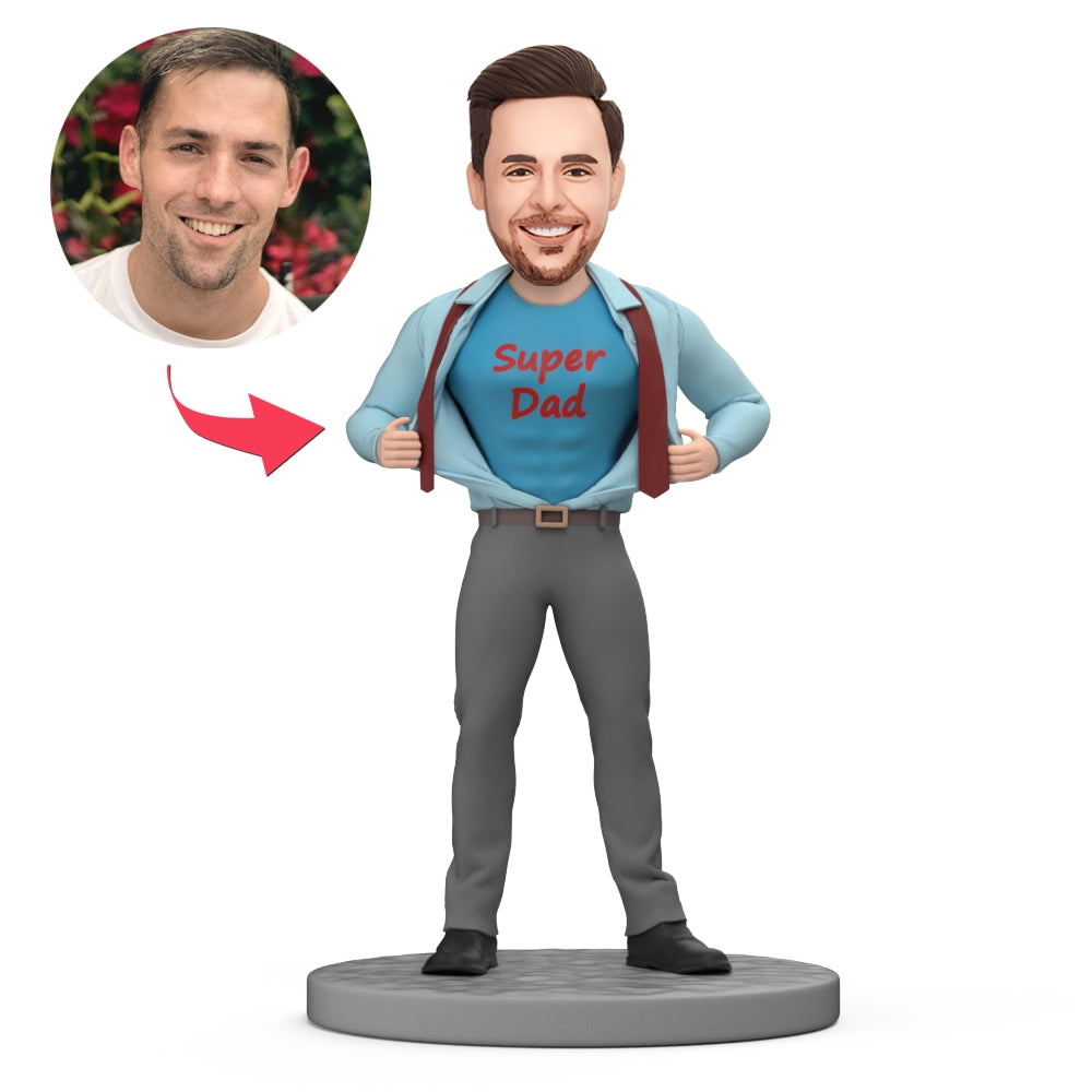 custom bobble head give that nods love handcrafted desk display family keepsake front view