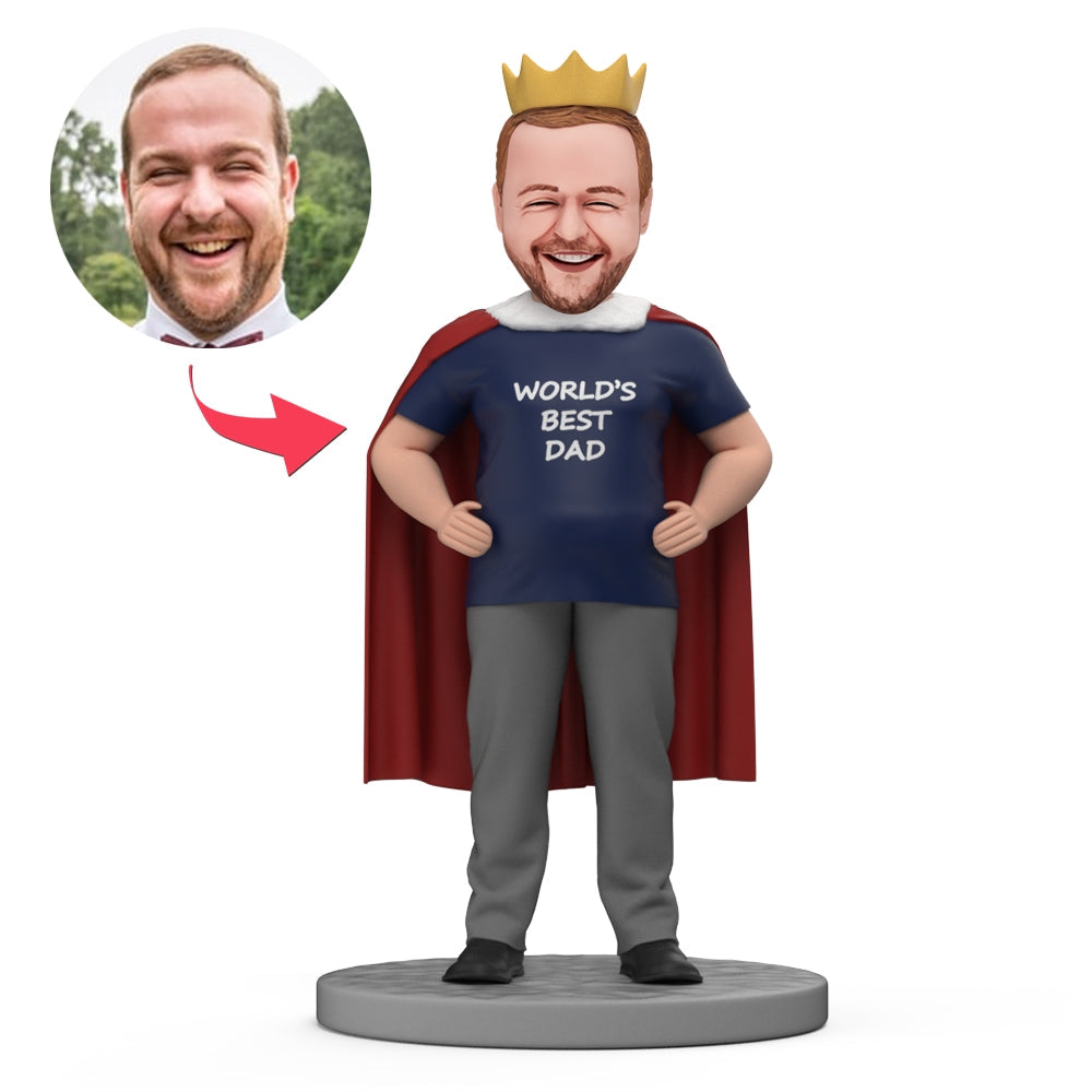 custom bobble head fun tribute someone special personalized bobblehead family keepsake bobblehead front view