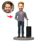 custom bobble head keepsake full character personalized mini figure business man bobblehead front view