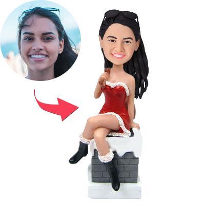 custom bobble head keepsake full character bobblehead keepsake character christmas gifts sexy front view