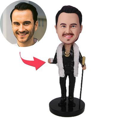 custom bobble head give that nods love bobblehead keepsake character millionaire bobblehead front view