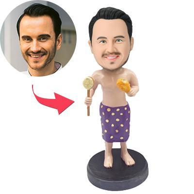 custom bobble head turn personality into art personalized mini figure character enjoyment front view