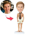 custom bobble head capture moment miniature personalized mini figure character i m front view