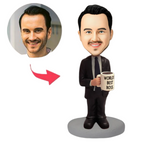 custom bobble head make memories stand tall personalized bobblehead character world s front view