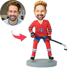 custom bobble head capture moment miniature bobblehead keepsake character montreal canadians hockey front view