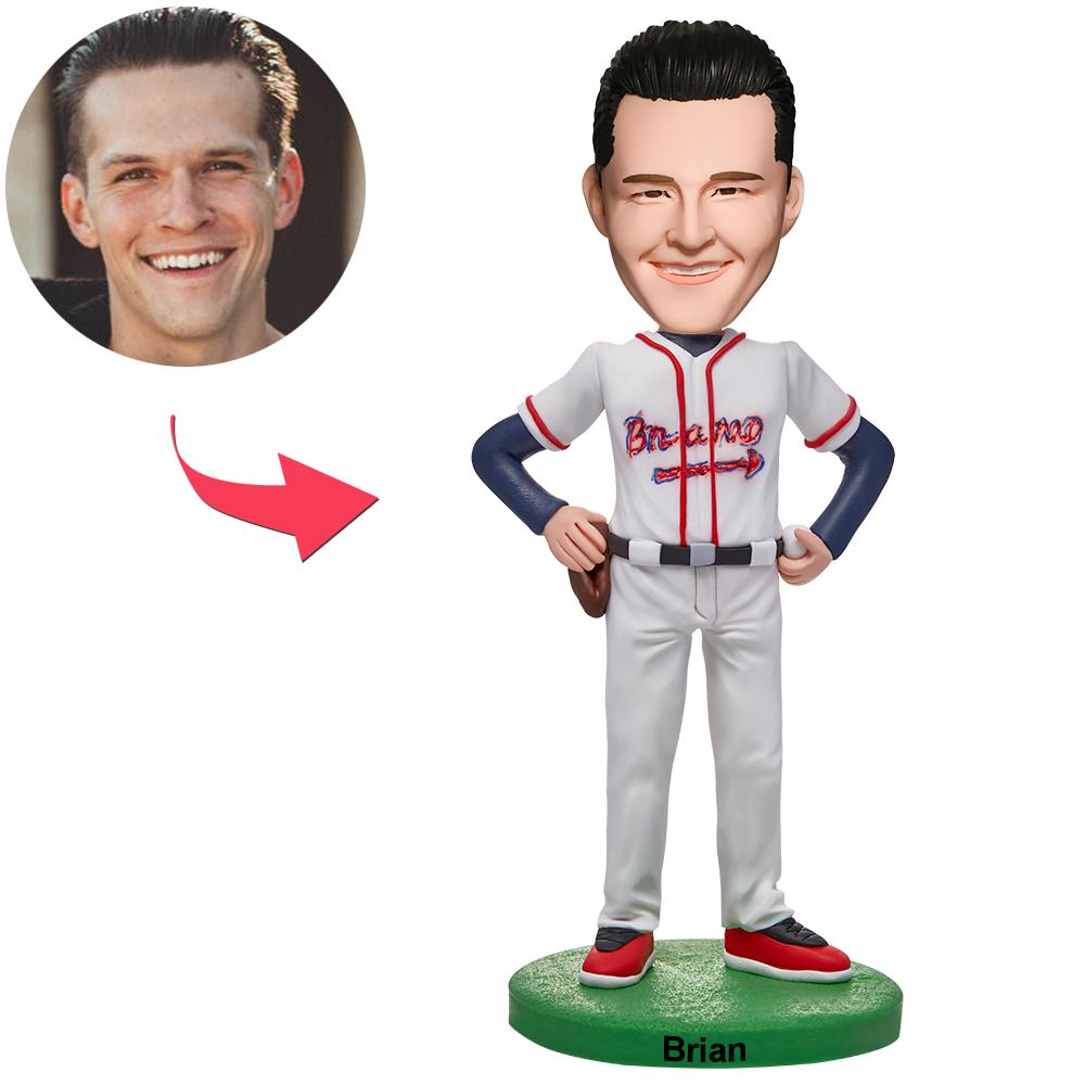 custom bobble head turn personality into art personalized bobblehead business man white front view