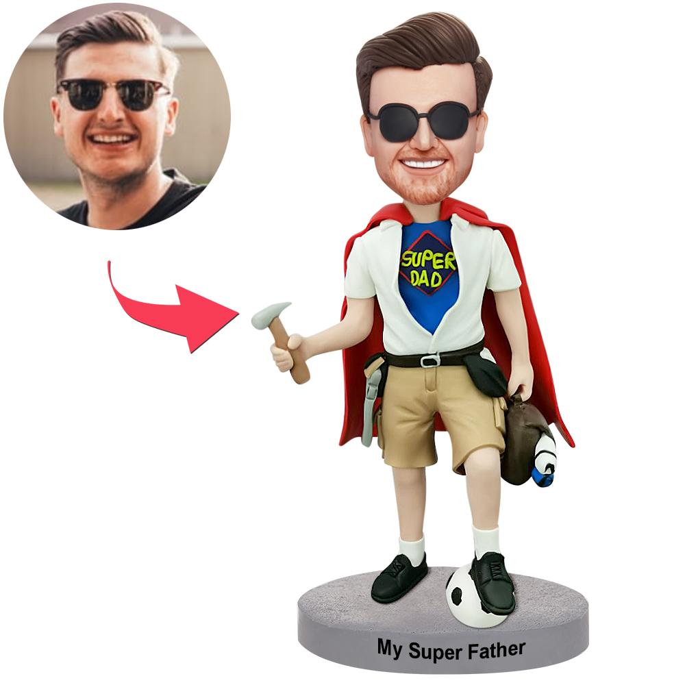 custom bobble head turn personality into art personalized bobblehead family keepsake almighty front view