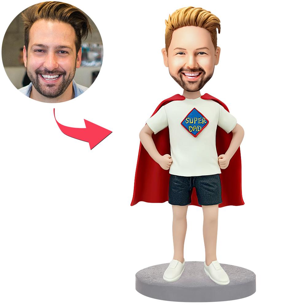 custom bobble head give that nods love personalized bobblehead family keepsake casual front view