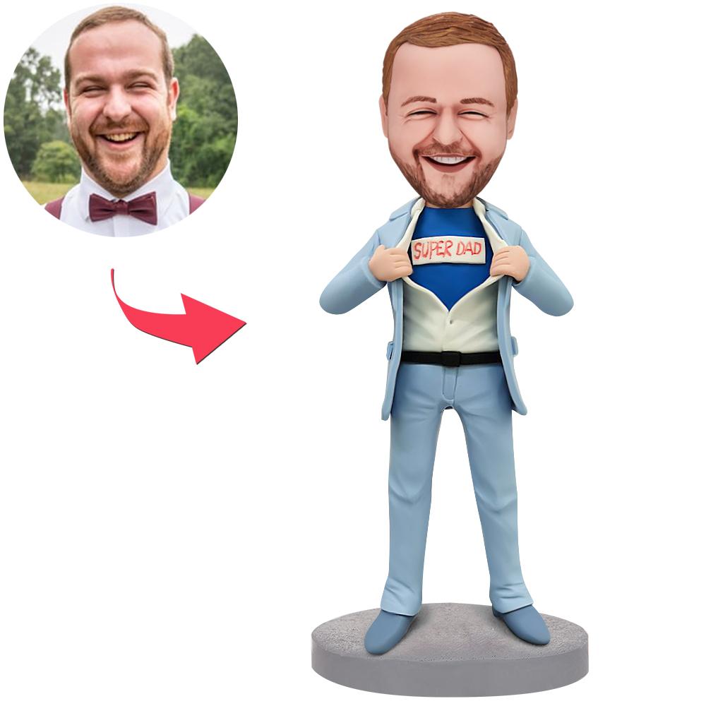custom bobble head turn personality into art personalized bobblehead family keepsake business front view
