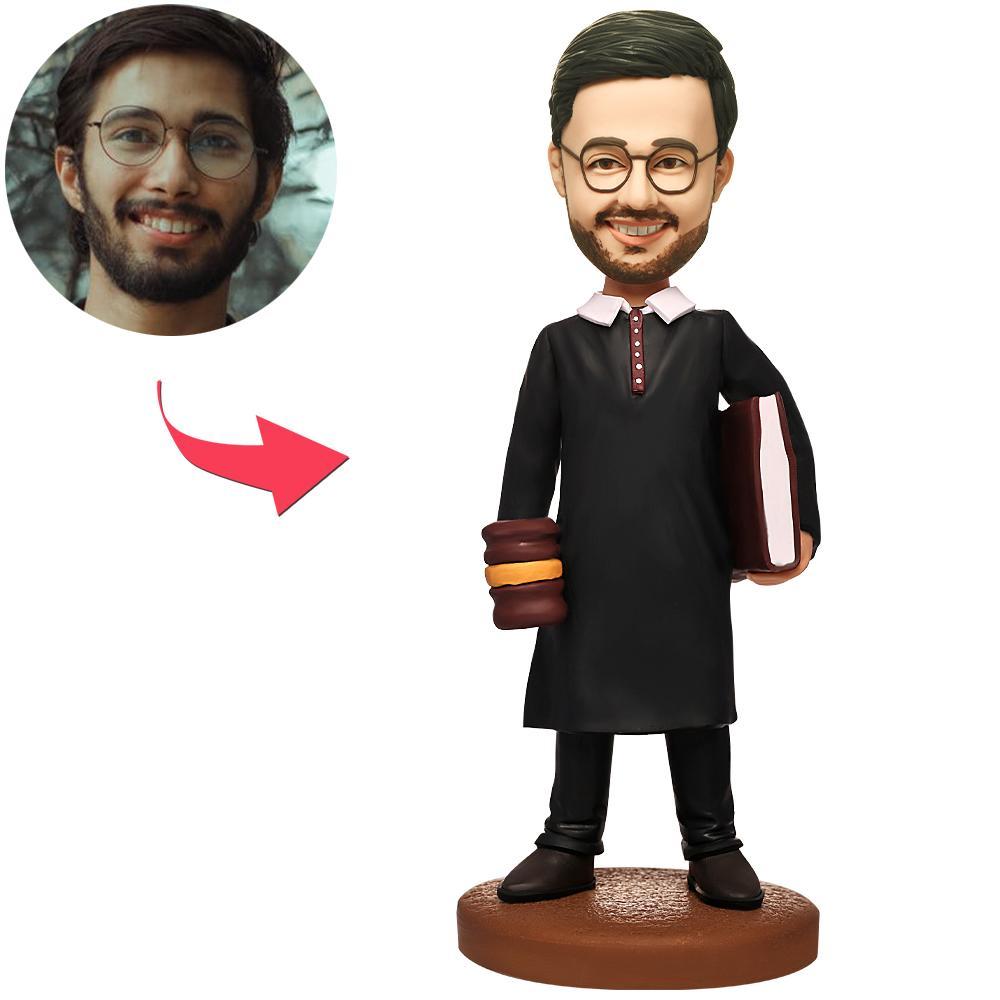 custom bobble head turn personality into art personalized mini figure pet lover front view