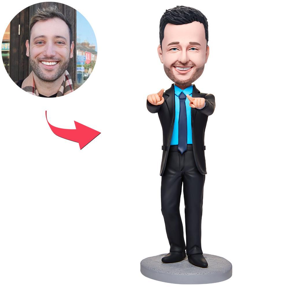 custom bobble head celebrate every smile bobblehead keepsake business man business man front view
