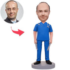 custom bobble head make memories stand tall bobblehead keepsake doctor male doctor front view