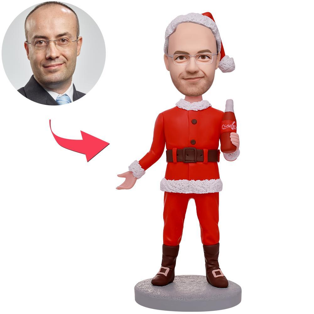 Coca Cola Santa Claus Custom Bobbleheads With Engraved Text