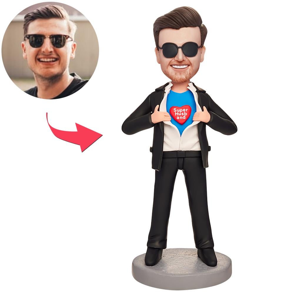 custom bobble head make memories stand tall personalized bobblehead family keepsake super front view