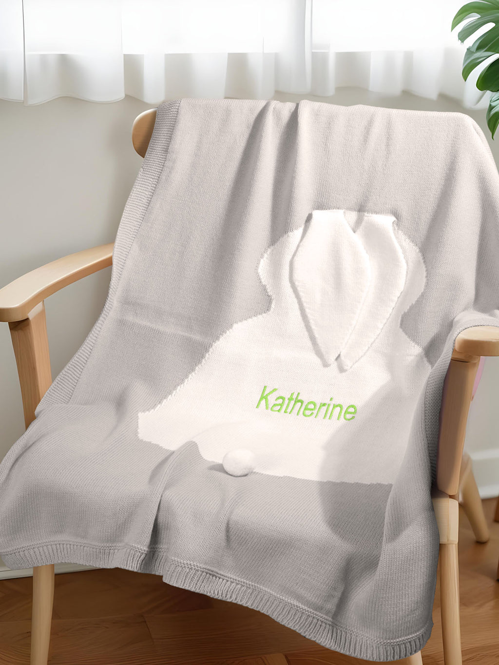 custom name blanket cozy nights gift for daughter display view