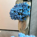 Custom Name Hand-Knitted Rose Blanket Ready-Made Gift for Mother's Day 80cm - 150cm